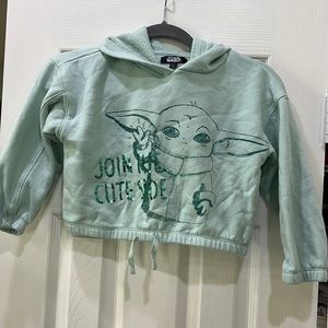 Star Wars 6/6x cropped hoodie girls